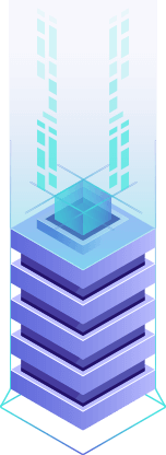 Cloud database server icon representing SaaS infrastructure